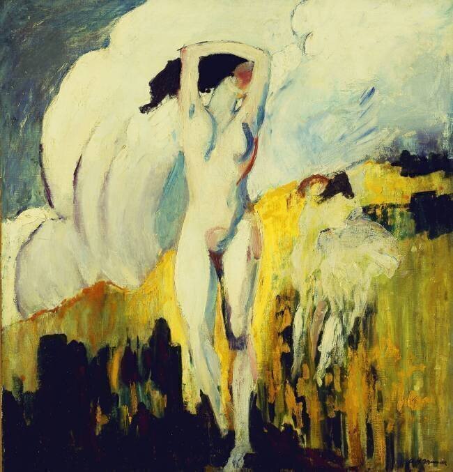 Nu dans les champs Alfred Henry Maurer
