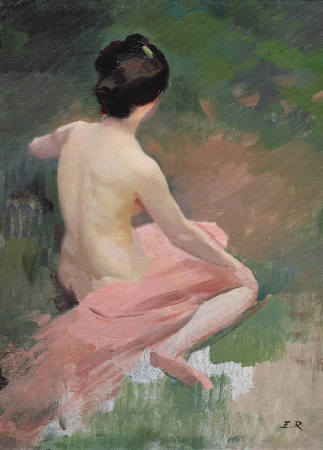Nu féminin Jules Ernest Renoux