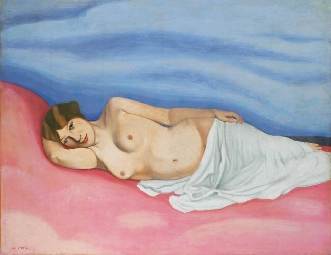 Nu féminin allongé Félix Vallotton