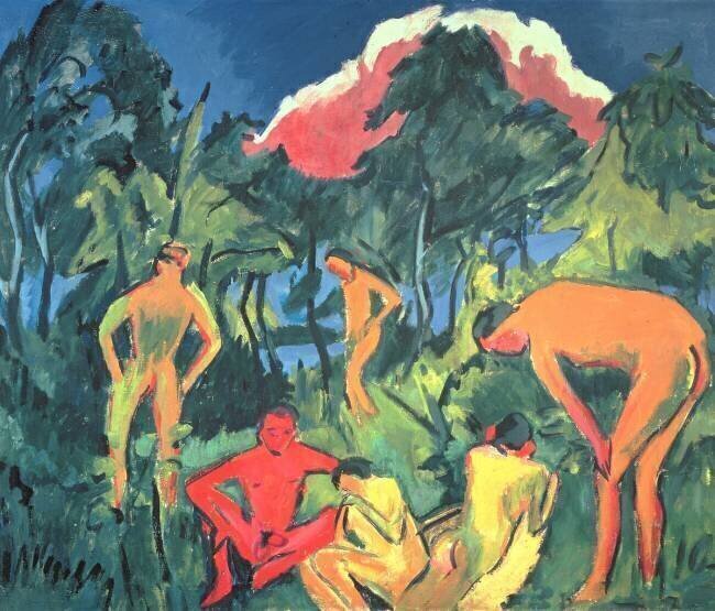 Nus au soleil Ernst Ludwig Kirchner