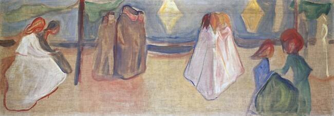 Nuit d'été Edvard Munch