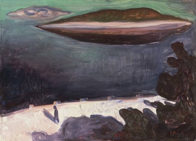 Nuit d'été sur le Fjord d'Oslo Edvard Munch