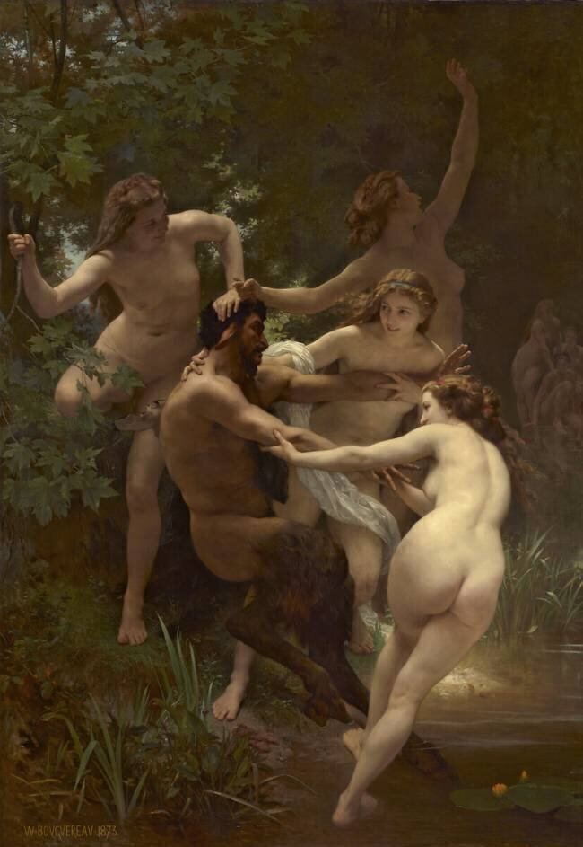 Nymphes et Satyres William Bouguereau