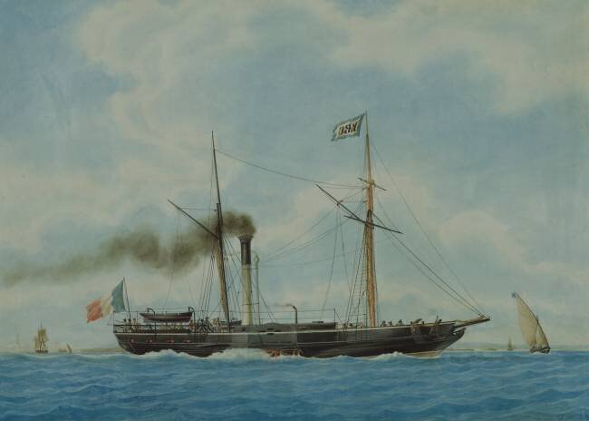 Océan, le navire du capitaine Combes l'Ancien Antoine Roux