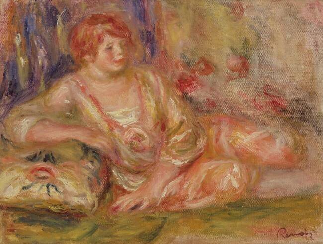 Odalisque couchée Auguste Renoir