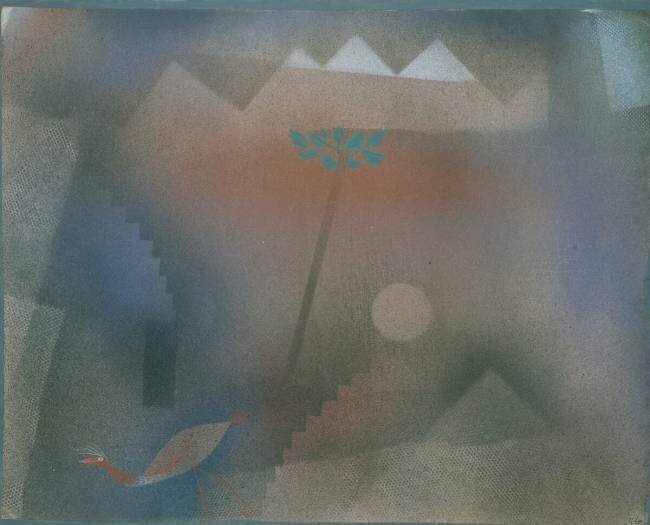 Oiseau qui s'éloigne Paul Klee