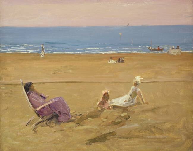On The Beach John Lavery