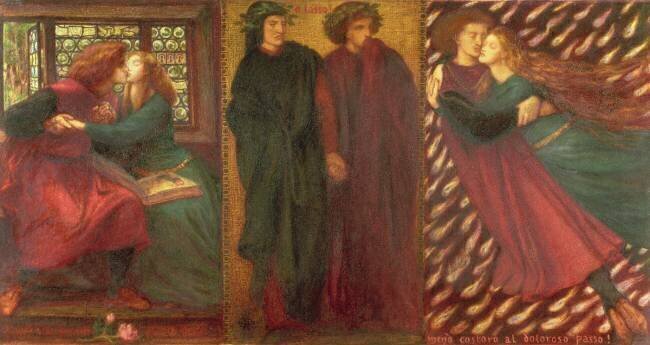 Paolo and Francesca Dante Gabriel Rossetti