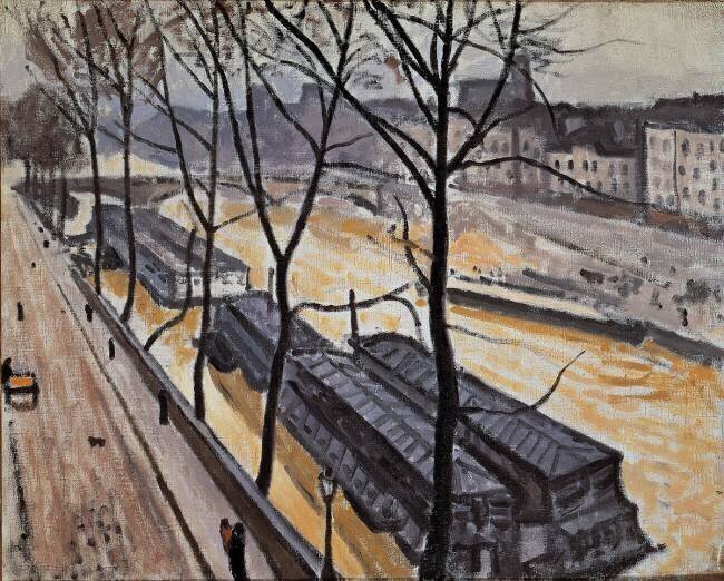 Paris en hiver (Quai de Bourbon) Albert Marquet