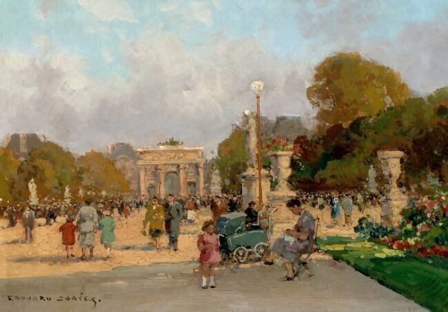 Paris, Jardins des Tuileries Edouard Cortès