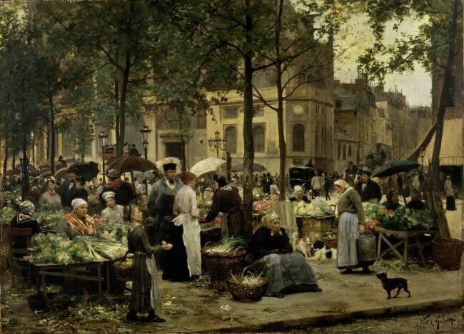 Paris, Les Halles Victor Gabriel Gilbert