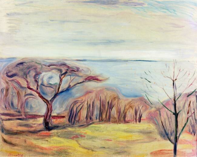 Paysage Edvard Munch
