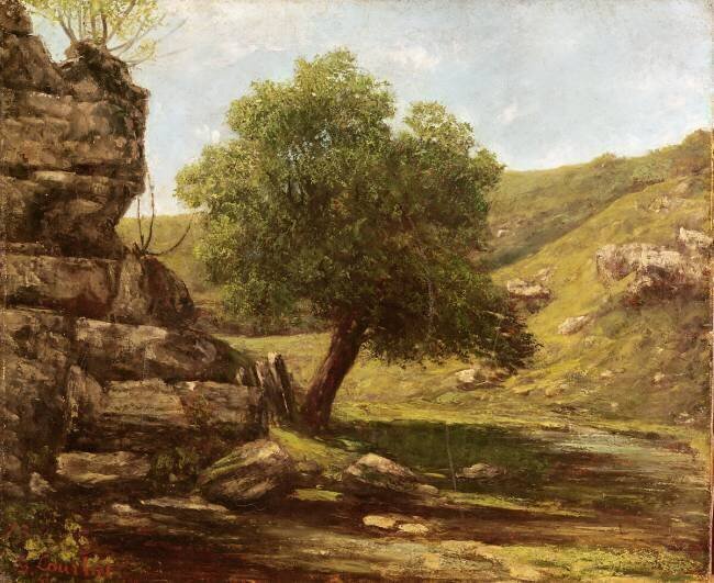 Paysage Gustave Courbet