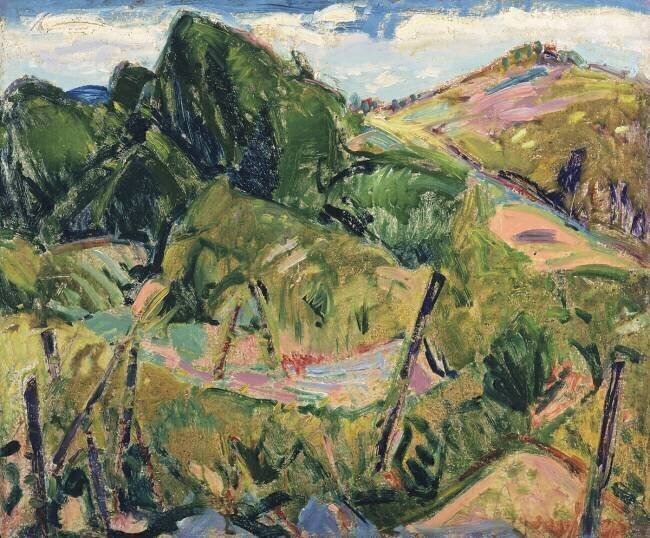 Paysage Alfred Henry Maurer