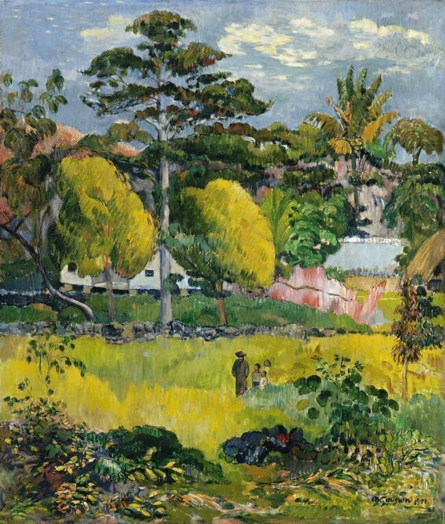 Paysage Paul Gauguin