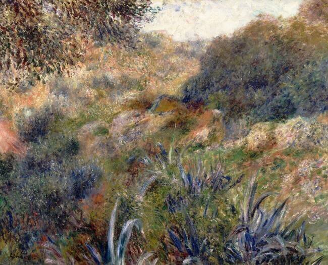 Paysage algérien, le ravin de la Femme Sauvage (faubourg d'Alger) Auguste Renoir