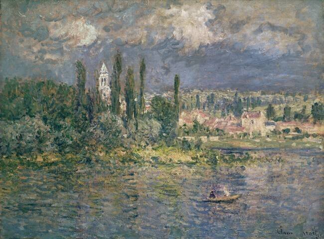 Paysage avec un orage Claude Monet