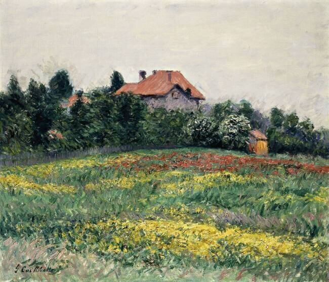 Paysage Campagnard de Normandie Gustave Caillebotte
