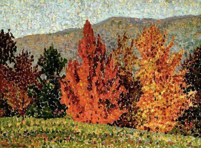 Paysage d'automne Henri-Edmond Cross