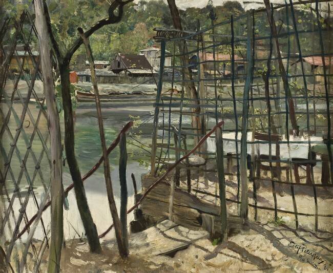 Paysage de Meudon Hjalmer Eilif Emanuel Peterssen