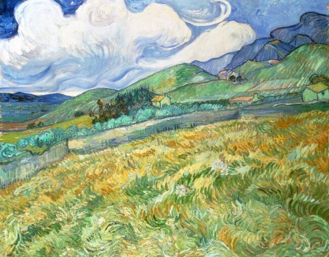 Paysage de Saint-Remy Vincent van Gogh