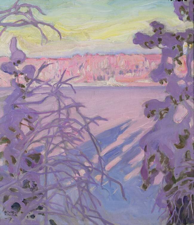 Paysage d'hiver Akseli Gallen-Kallela