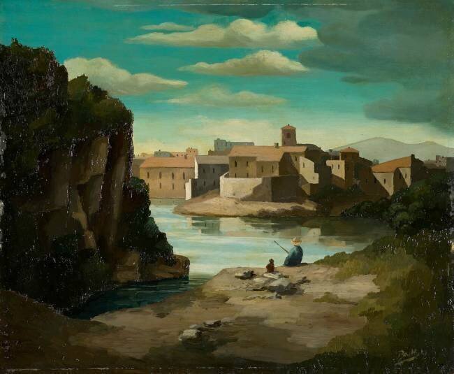 Paysage d'Italie Amadeus Barth