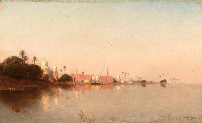 Paysage d'Orient Narcisse Berchère