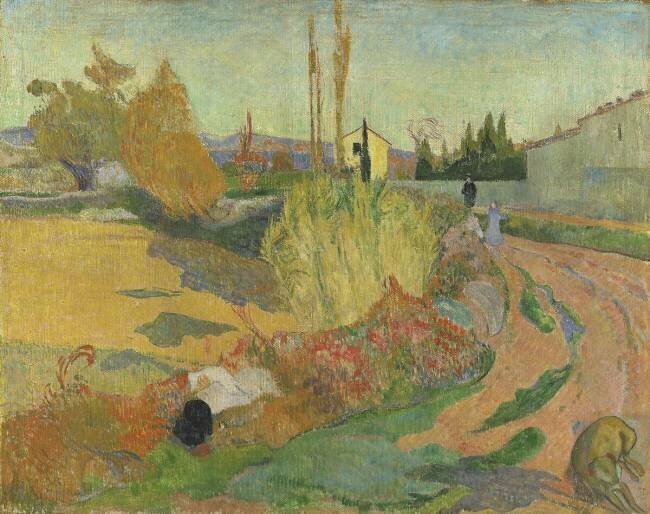 Paysage à Arles Paul Gauguin