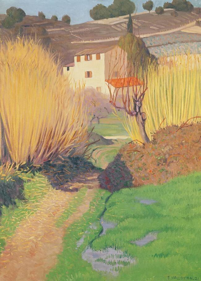 Paysage à Lagnes Félix Vallotton