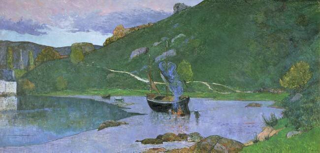 Paysage à Pont-Aven Maxime Maufra