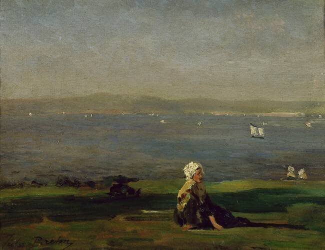Paysage maritime Jules Breton
