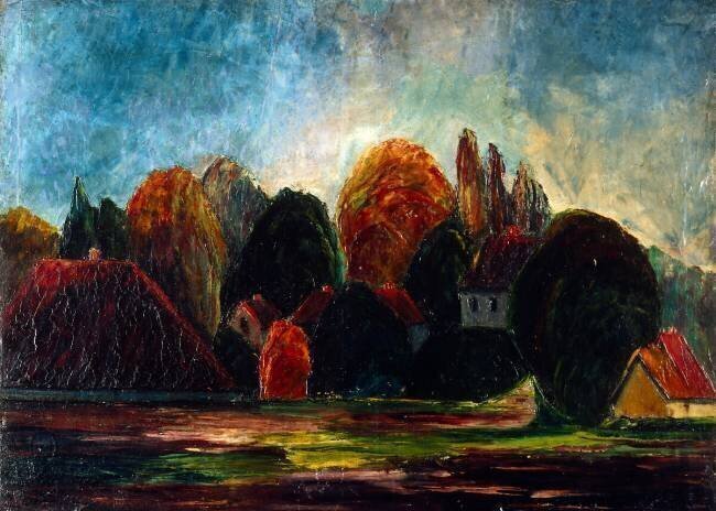 Paysage norvégien Edvard Munch