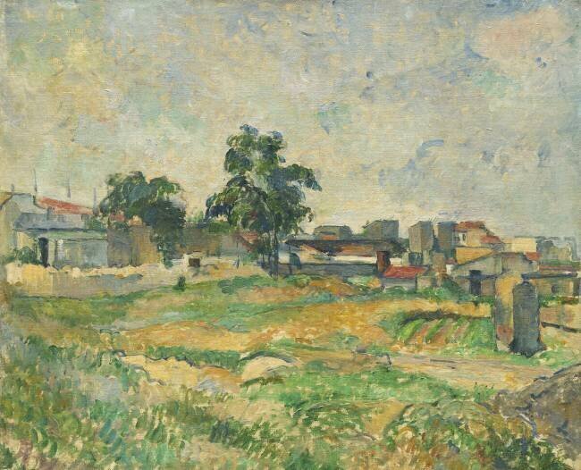 Paysage près de Paris Paul Cézanne