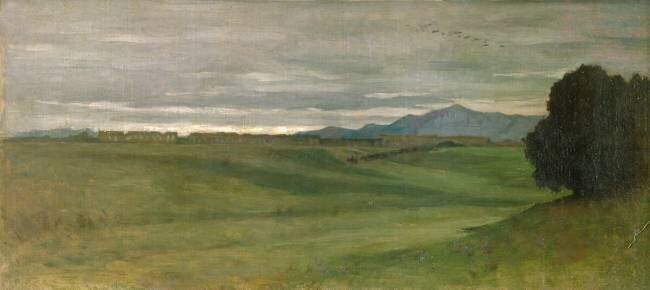 Paysage romain Ernest Hébert