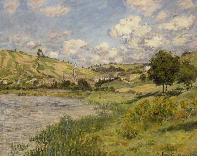 Paysage, Vétheuil Claude Monet