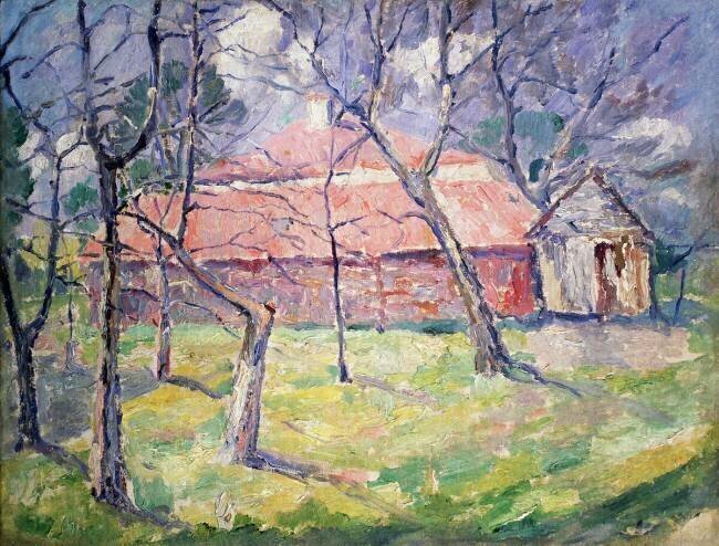 Paysages près de Kiev Kazimir Malevitch