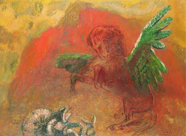 Pégase triomphant Odilon Redon
