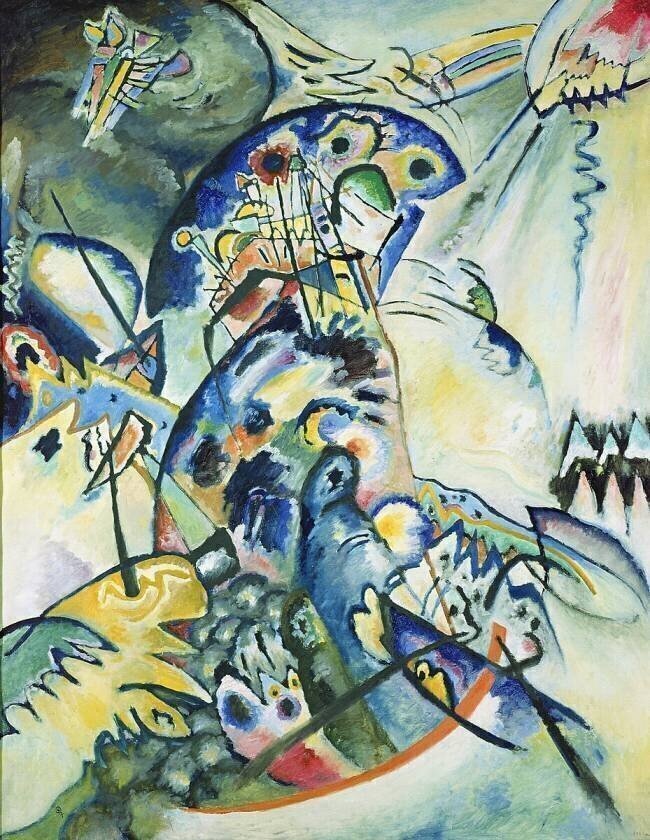Peigne bleu Wassily Kandinsky