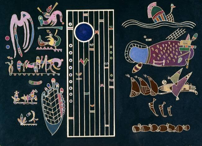 Peinture inachevée Wassily Kandinsky