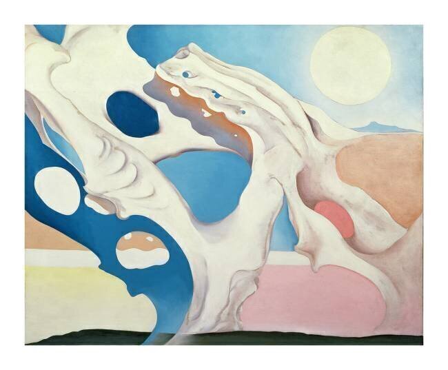 Pelvis with Shadows and the Moon, 1943 Georgia O'Keeffe