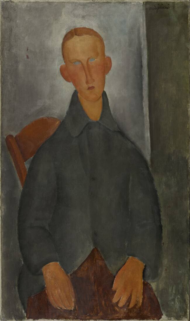 Petit garçon roux Amedeo Modigliani