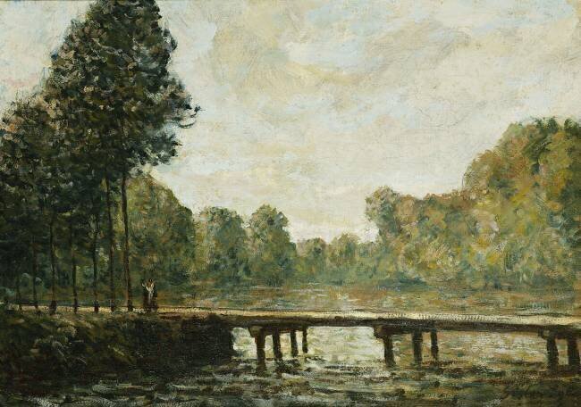 Petit Pont sur l'Orvanne Alfred Sisley
