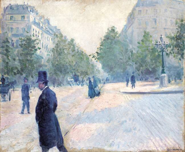 Place Saint Augustin Gustave Caillebotte