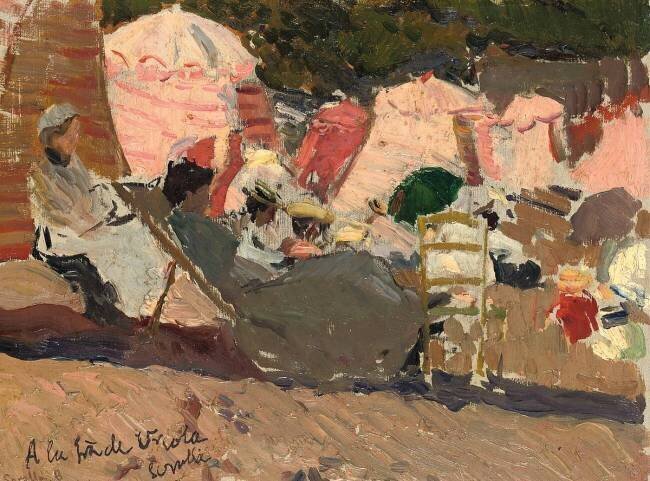 Plage, Biarritz Joaquin Sorolla y Bastida