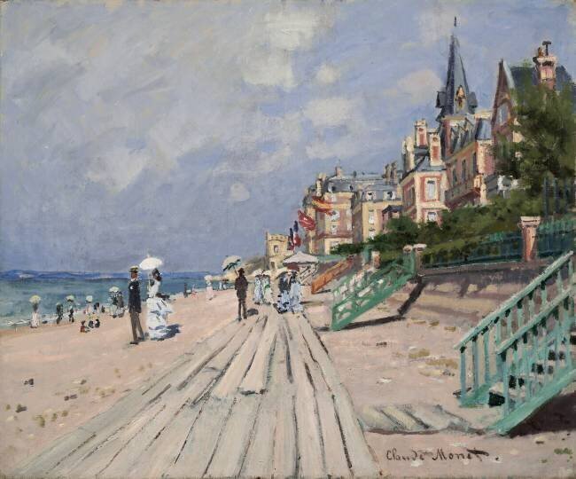Plage de Trouville Claude Monet