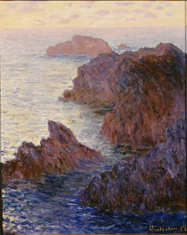 Point de Rochers Claude Monet