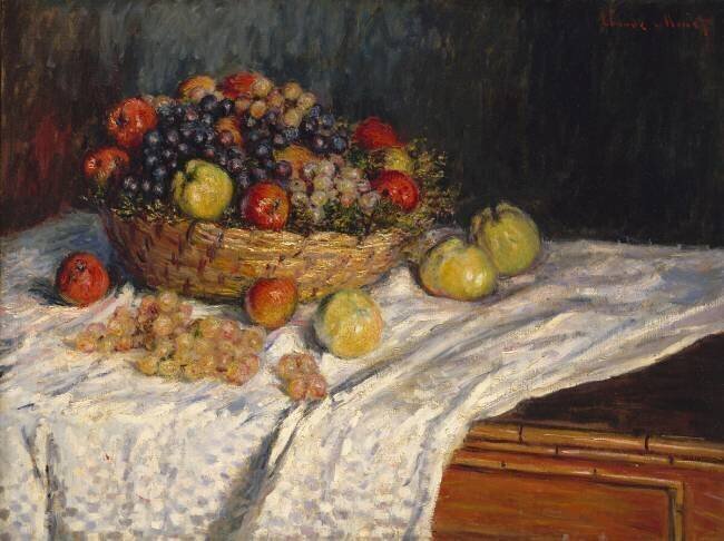 Pommes et raisins Claude Monet