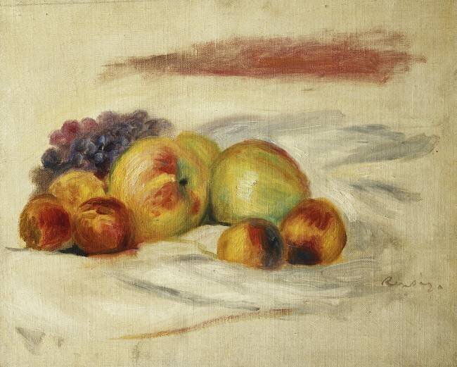Pommes et raisins Auguste Renoir