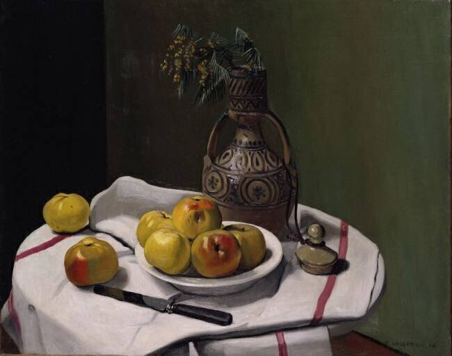 Pommes et vase marocain Félix Vallotton